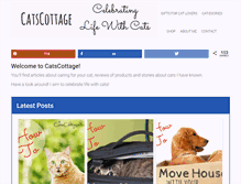 Tablet Screenshot of catscottage.com